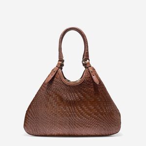 Cole Haan Genevieve Weave Small Triangle Tote